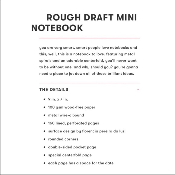 Ban.do Girls Rule Rough Draft Notebook - Picture 7 of 7